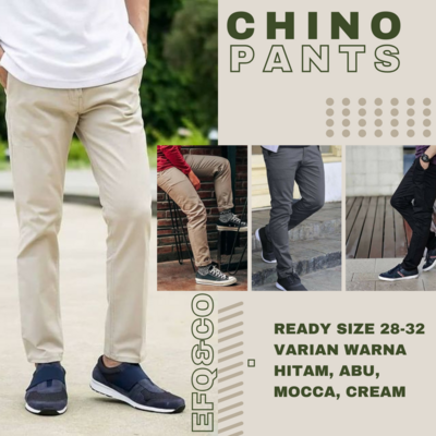 Chino pants celana chinos pria pensil