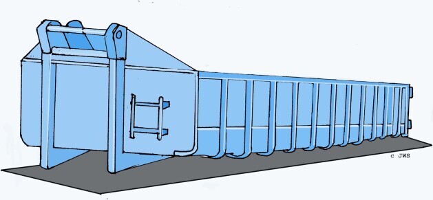 15 cbm Abrollcontainer
(incl. Transport/Miete/CO2-, Energie- u. Mautpauschale)