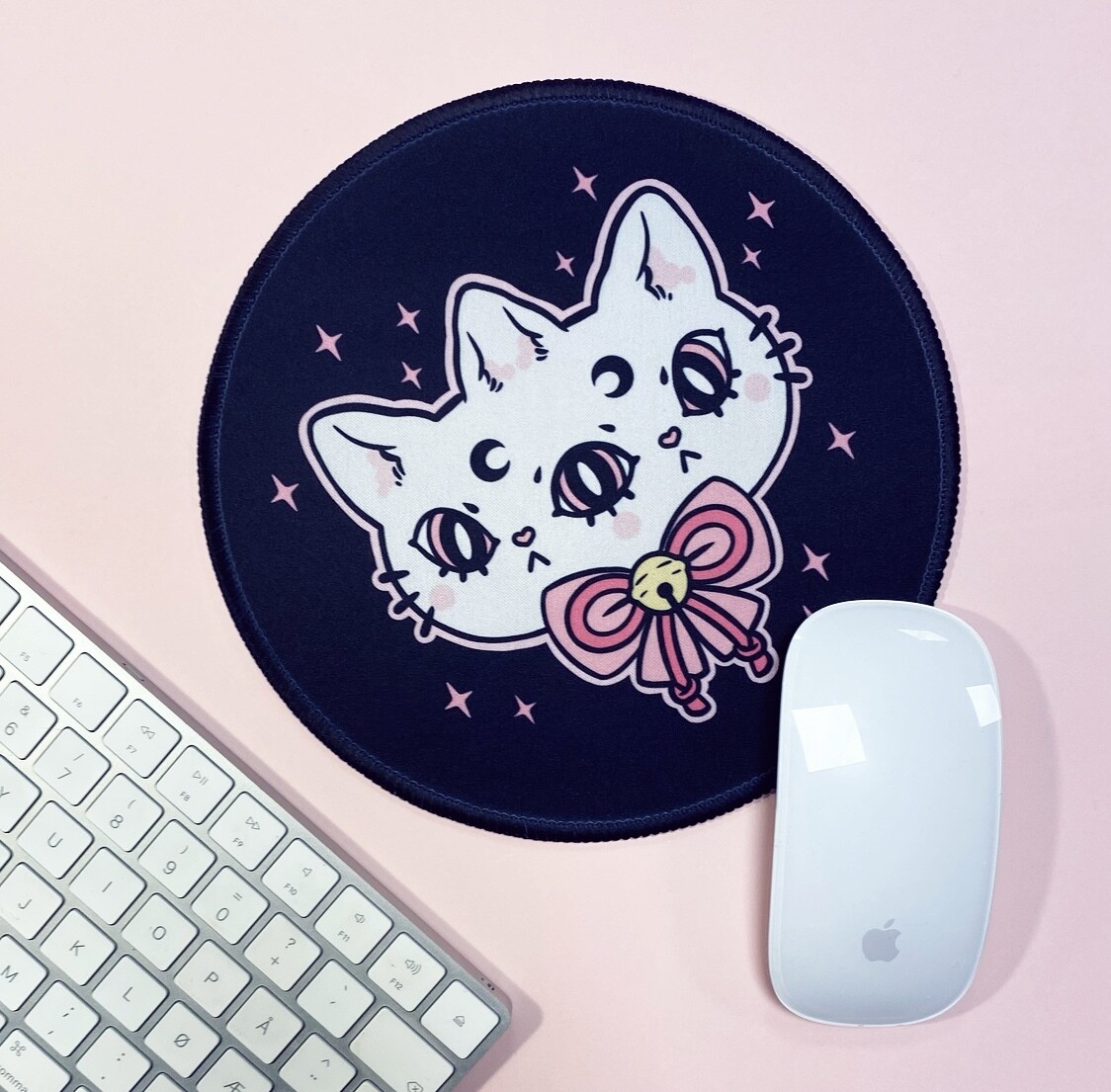 Magical Kitten black mousepad