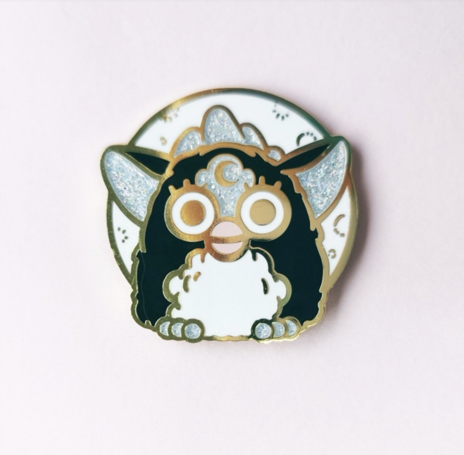 Moon Furby pin
