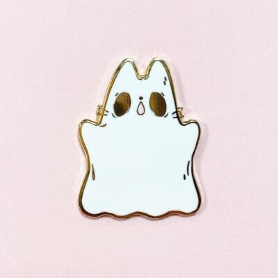 Ghost Kitty pin
