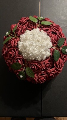 Red Wine Velvet Centerpiece