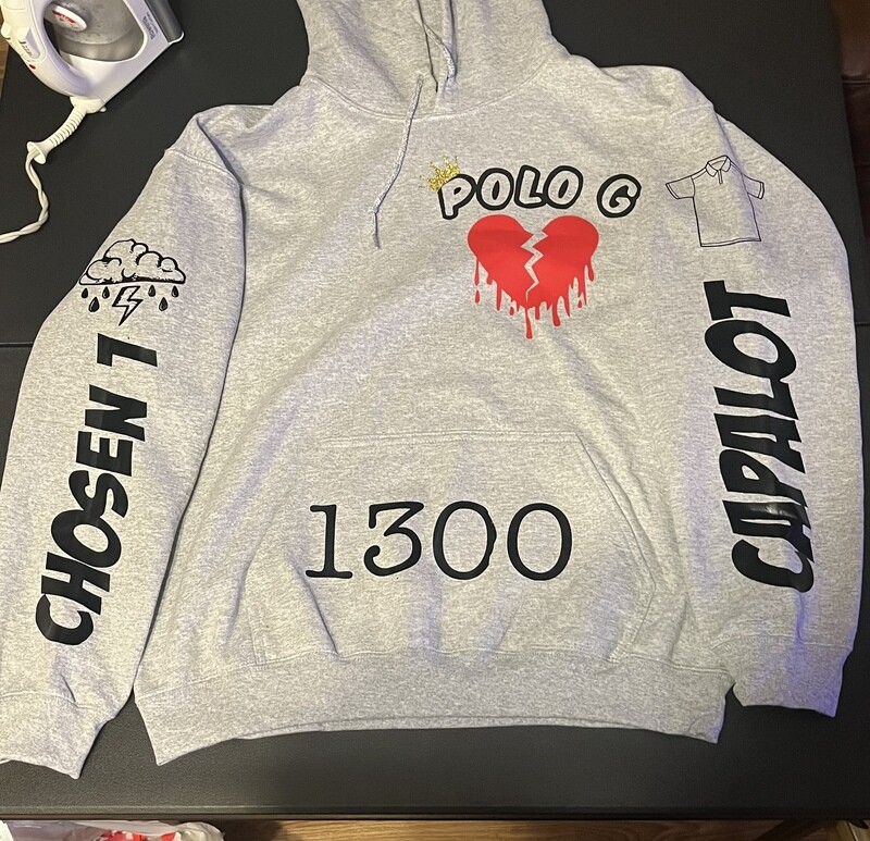 Grey Polo G Hoodie