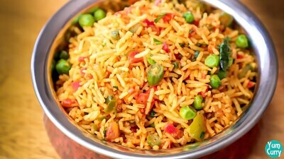 Veg Biryani (with Raita)