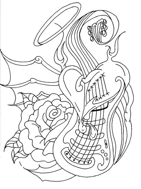 By The Sword Tattoo Flash