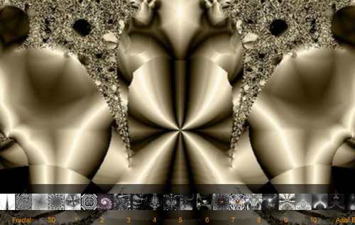 Downloadable Black N White Fractal Art Screen Saver Vol 1