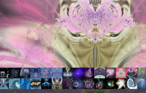Downloadable Bruised Collection Fractal Art Screen Saver Vol 1