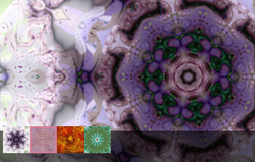 Downloadable Kaleidoscope Fractal Art Screen Saver Set