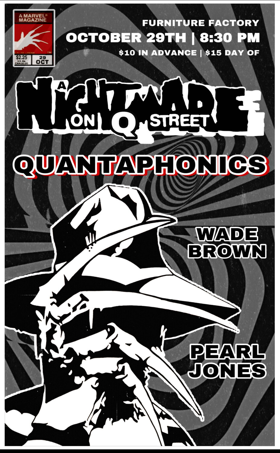 Quantaphonics Live - Table for 4 plus tickets. (TABLE MUST BE CLAIMED BY 8PM)