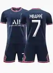 Voetbalpakje PSG, nummer 7 Mbappé