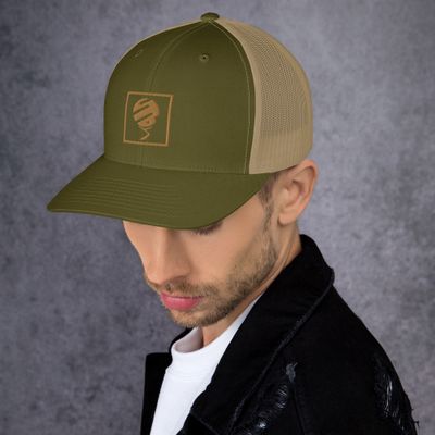 Old Gold Snapback Trucker Cap