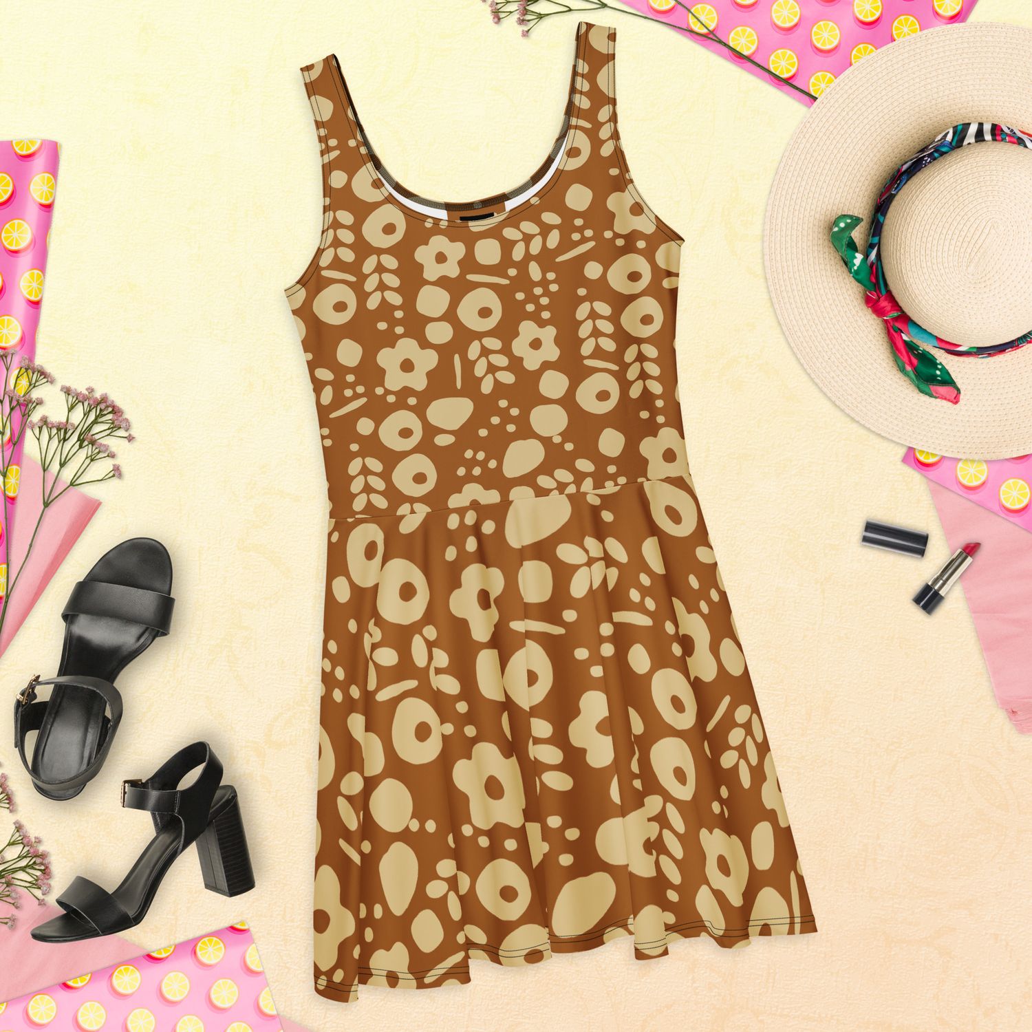 Flower Power Brown