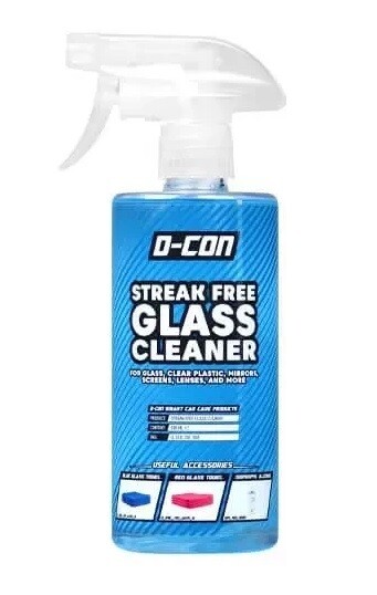 D-con Glass streak free cleaner