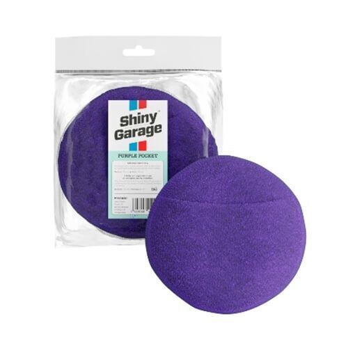 Shiny Garage Purple pocket microfiber applicator