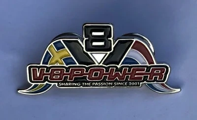 Pin V8 power jubileum