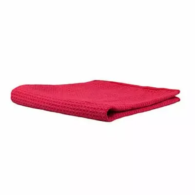 D Con Waffle weave glas doek rood 40x80cm