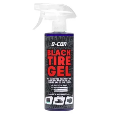 D Con Dark Black Tire Gel plastic kunststof dressing 500ml