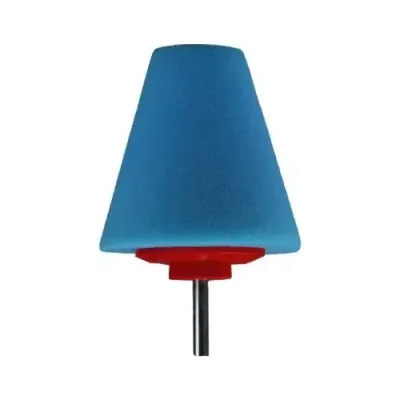 D con delta polijst cone XL blauw zacht 75mm