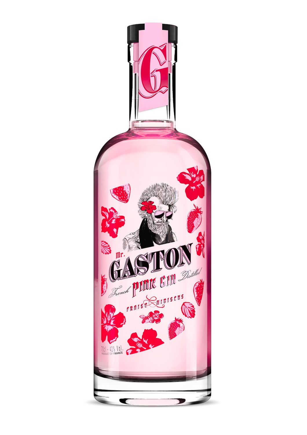 Mr Gaston Gin Pink  70cl - 42°