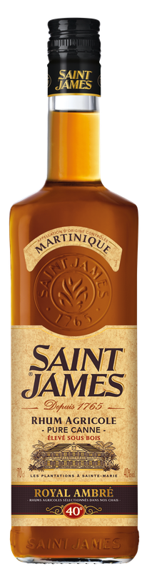 Saint James Rhum Ambré  70cl - 40°