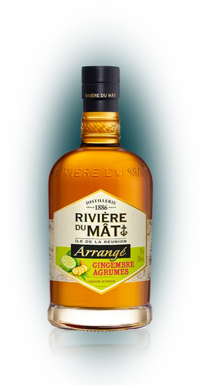 Riviere du Mat Gingembre Agrumes - (Ginger &amp; Citrus Rum Liqueur – 70cl, 35% ABV)