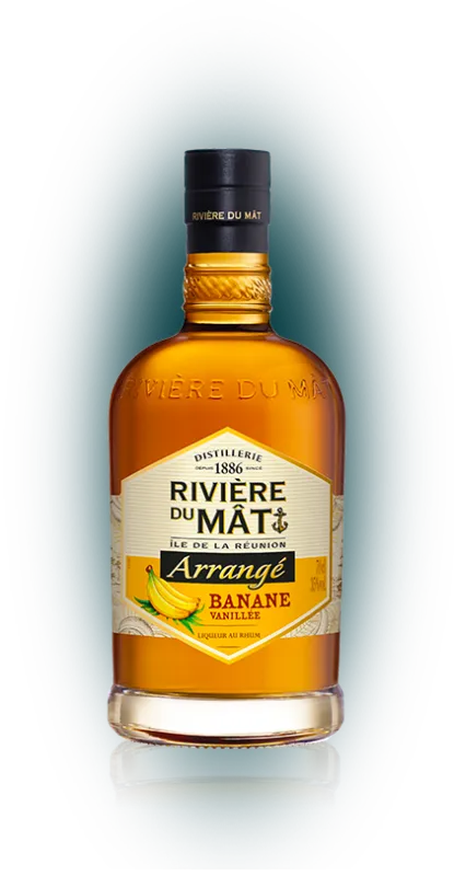 Riviere du Mat Banane Vanillée - Banana Vanilla 35%ABV, 70cl