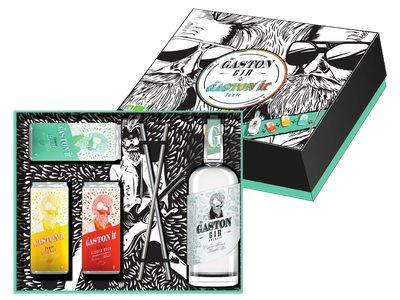 Mr Gaston Gin Original Gift Set 70cl - 42.5°
