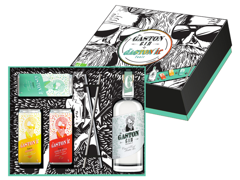 Mr Gaston Gin Original Gift Set 70cl - 42.5°