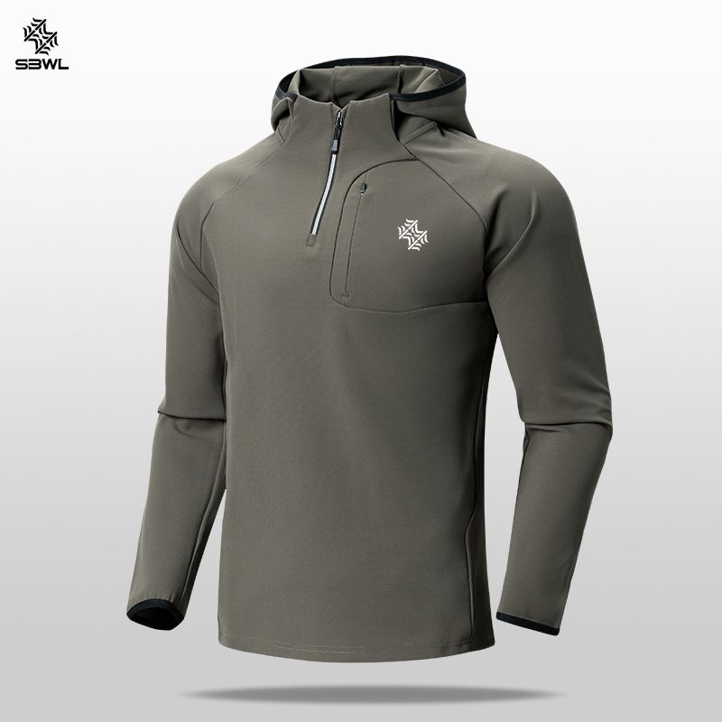 Thick Long Sleeved Top (With Hoodie)