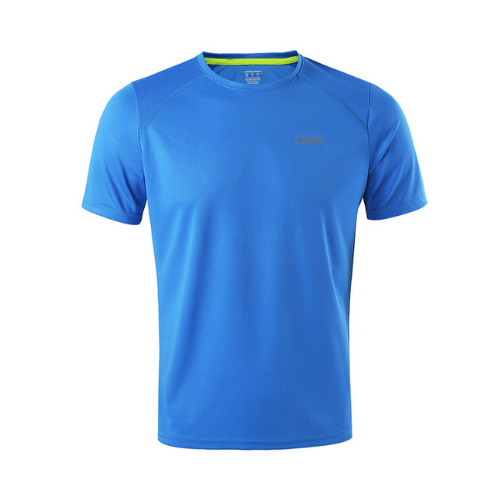 Summer Running Short-sleeved T-Shirt, Size: L, Color: Light blue