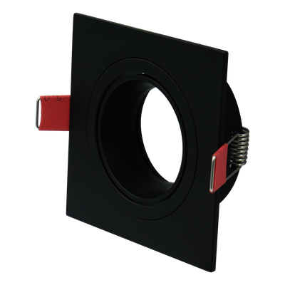 RKL Spot armatuur kantelbaar zwart vierkant