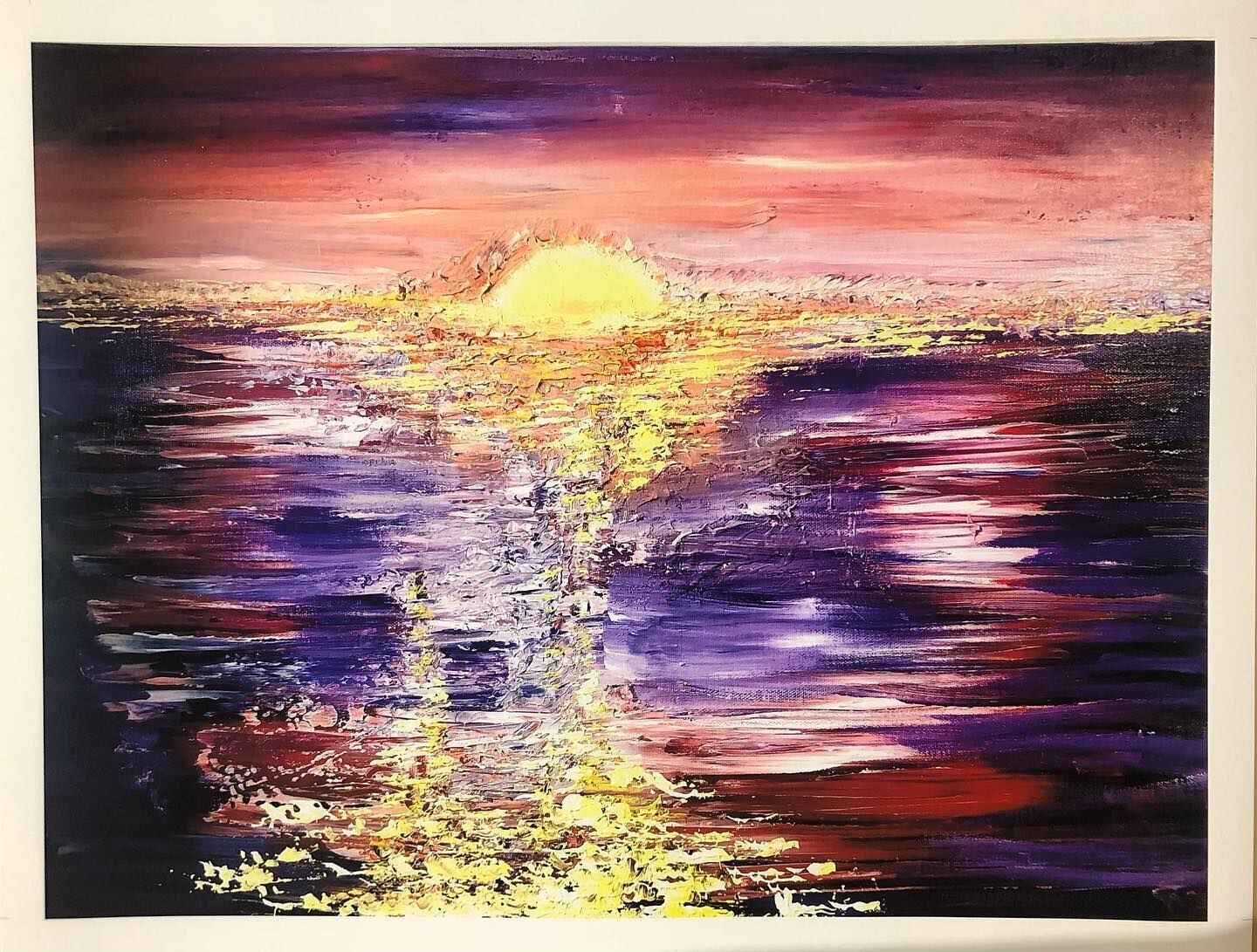 Fire Sunset- Giclee Archival Quality Print