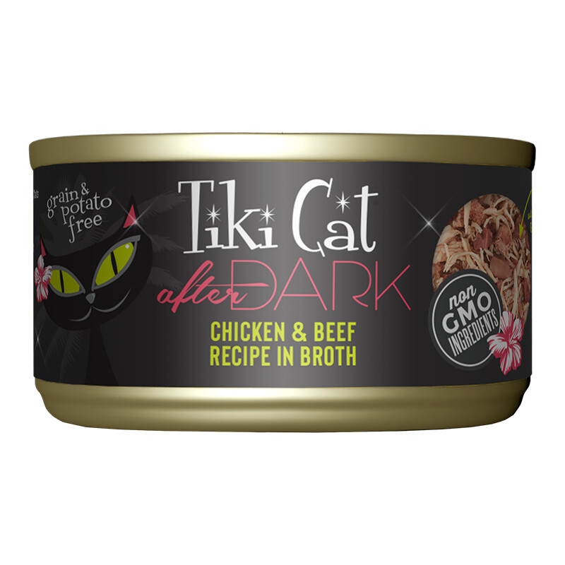 2.8OZ TIKICAT AFTER DARK CHICKEN/BEEF CS/12