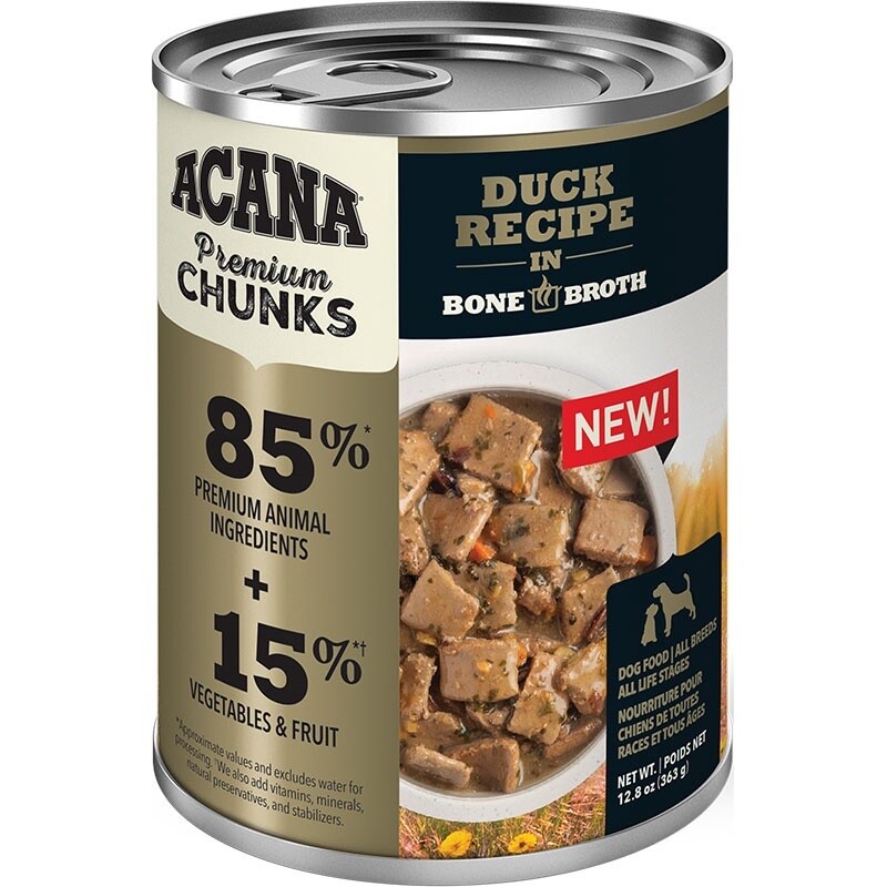 12.8OZ ACANA DUCK IN BONE BROTH