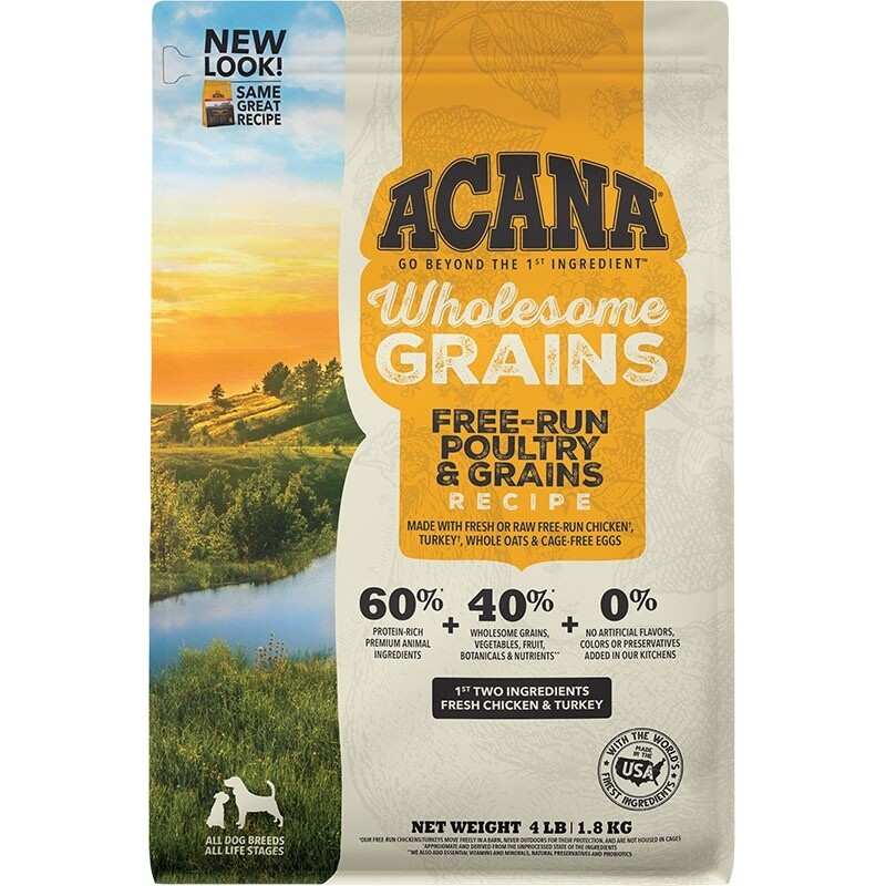 ACANA FREE RUN P. W/ GRAINS 4#