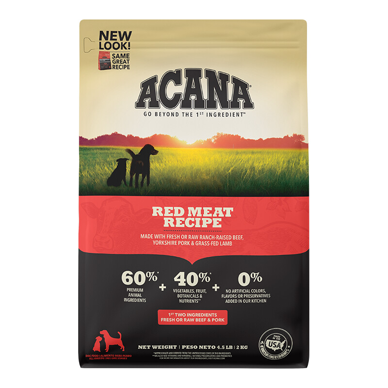 4.5# ACANA HERITAGE RED MEAT