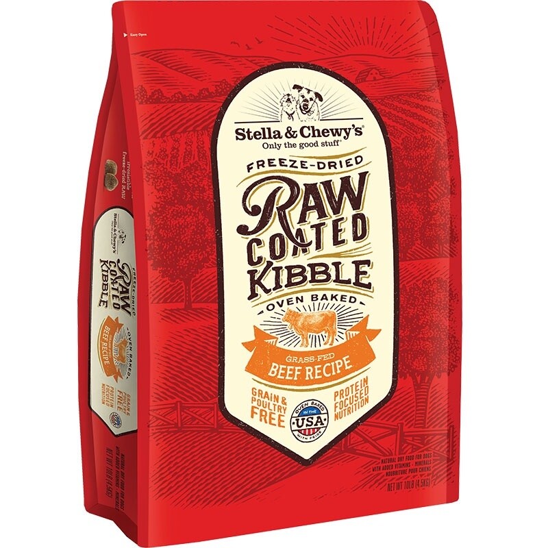 10# S&amp;C RAW COATED BEEF GF DOG
