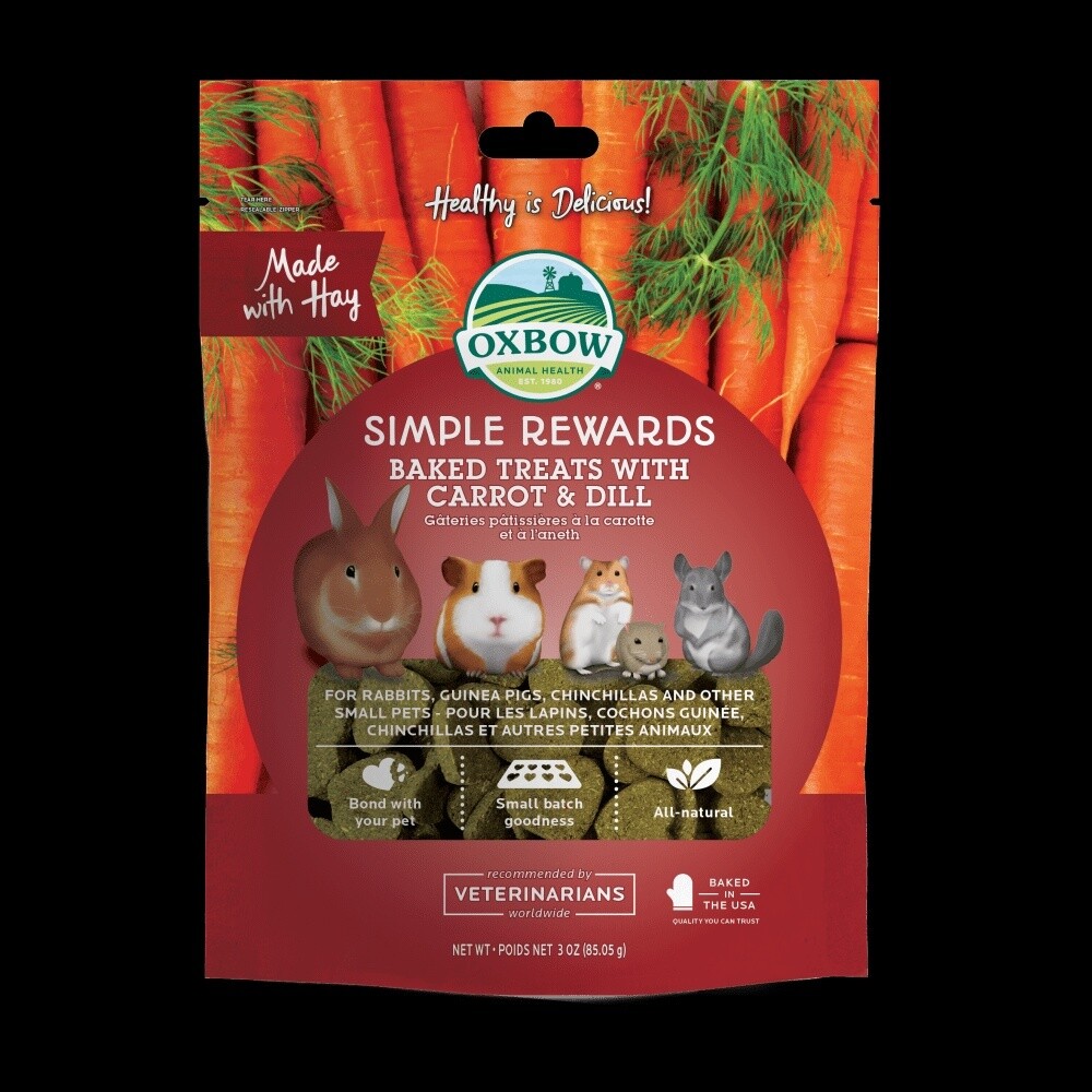 2OZ OXBOW CARROT &amp; DILL TREATS
