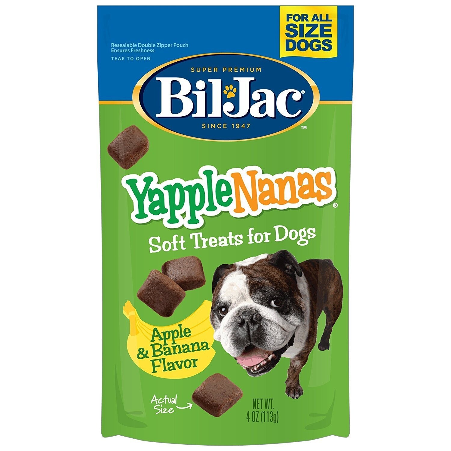 BIL JAC YAPPLE-NANA TREATS CS/10
