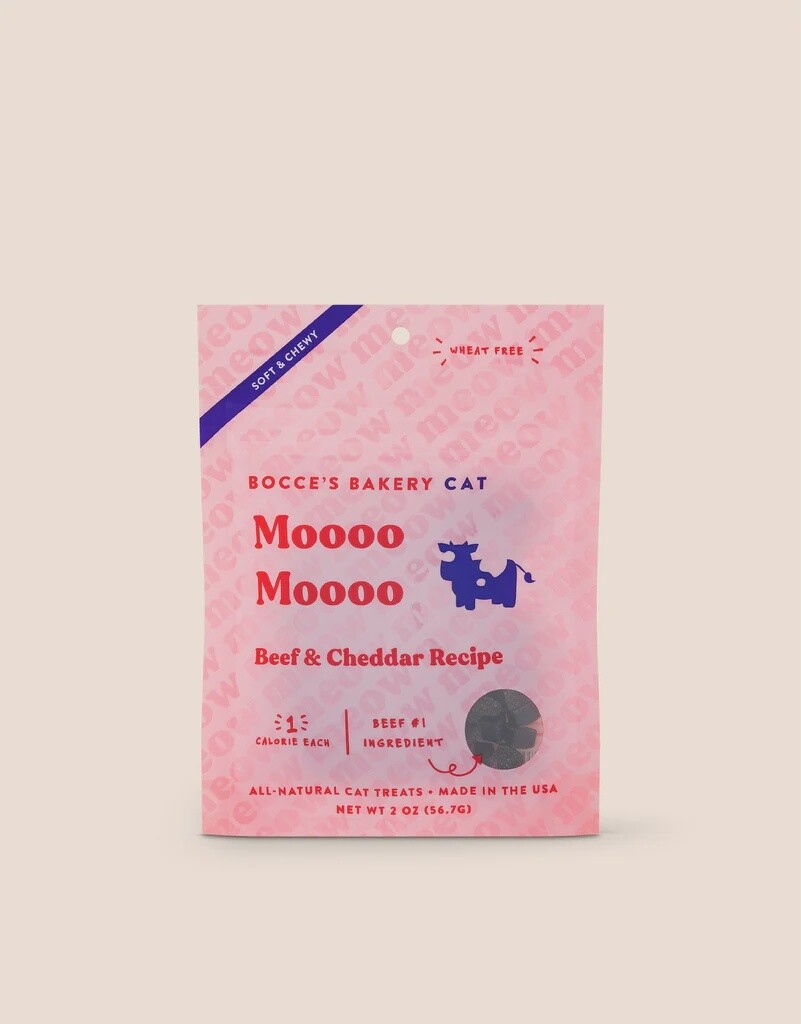 2OZ BOCCE&#39;S CAT MOO MOO TREATS