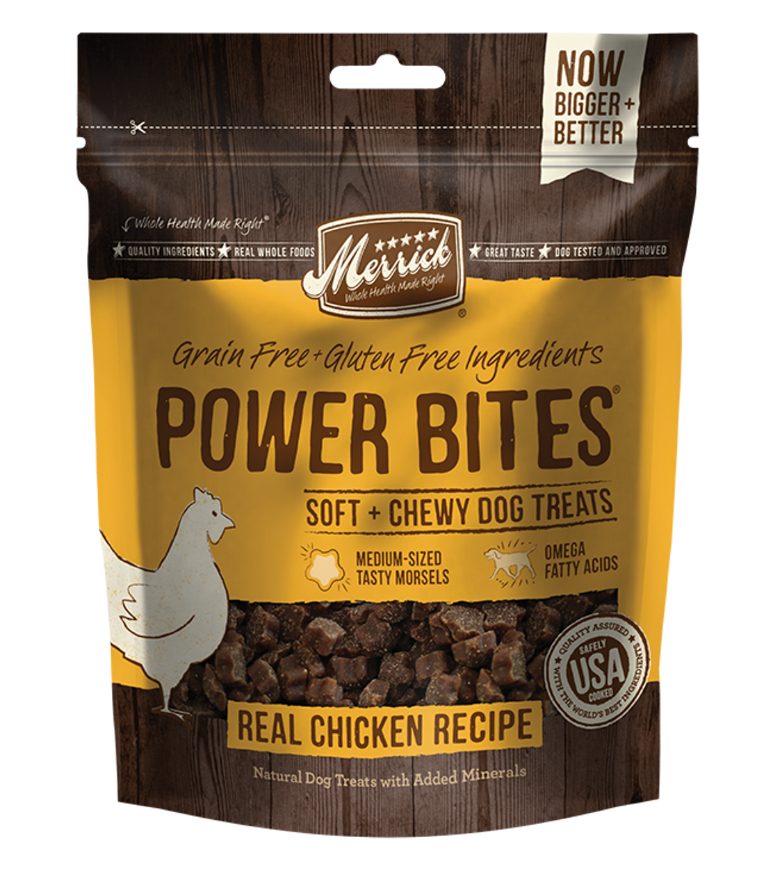 6OZ MERRICK POWER BITES CHK