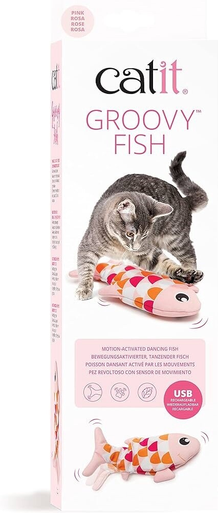 CATIT GROOVY FISH PINK