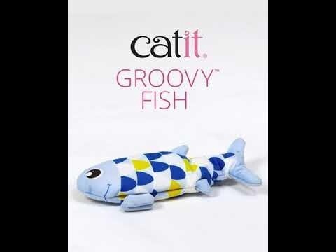 CATIT GROOVY FISH BLUE