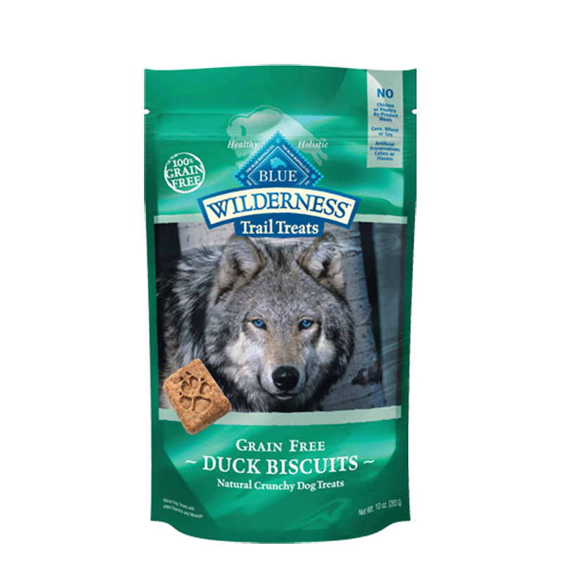 BLUE WILDERNESS TRAIL TREE DUCK BISCUITS 10OZ