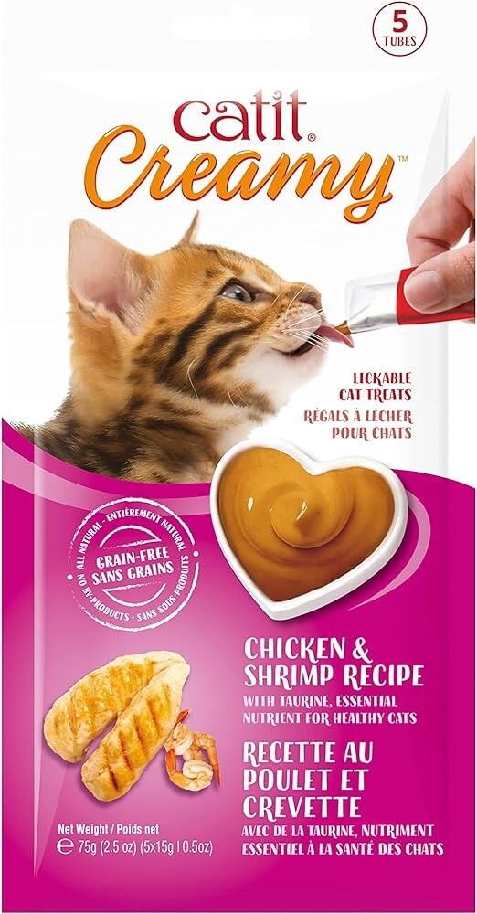 CATIT CREAMY CHICKEN &amp; SHRIMP