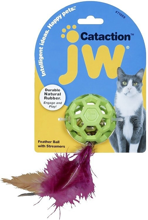 JW CATACTION FEATHER BALL BELL