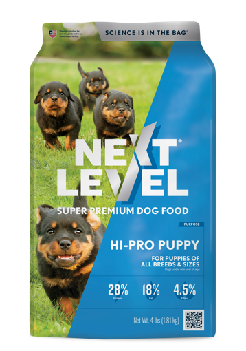 4# NEXT LEVEL HI-PRO PUPPY DRY FOOD CS/8