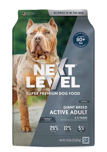 50# NEXT LEVEL GIANT BREED ACTIVE ADULT DRY FOOD
