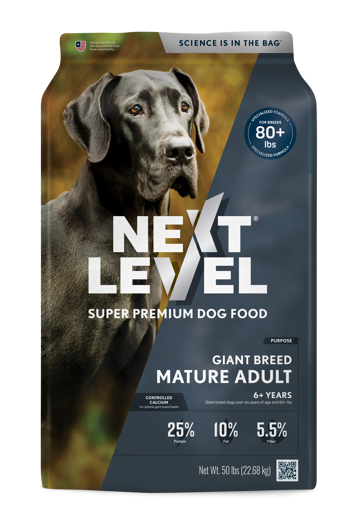 50# NEXT LEVEL GIANT BREED MATURE ADULT DRY FOOD