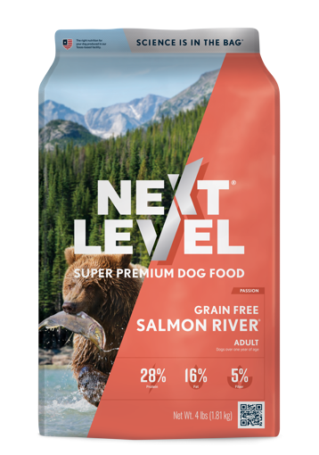 4# NEXT LEVEL SALMON RIVER GRAIN FREE ADULT DRY FOOD